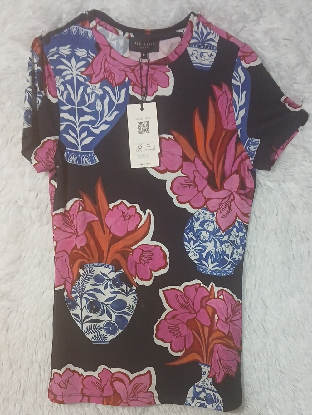 Ted Baker London Fitted Tee US Size 2 Ted Size 0